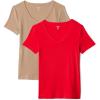 Bright Poppy Red/Tan