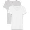 White/Light Heather Grey