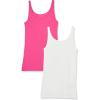 Dark Pink/White
