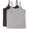 image:imageAmazon Essentials Womens Tank Top Camisole Pack Plus SizeCharcoal HeatherLight Grey Heather