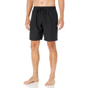 image:imageAmazon Essentials Mens 9 Swim Trunks with Mesh Lining Pockets Drawstring ClosureBlack