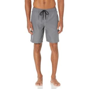 image:imageAmazon Essentials Mens 9 Swim Trunks with Mesh Lining Pockets Drawstring ClosureCharcoal