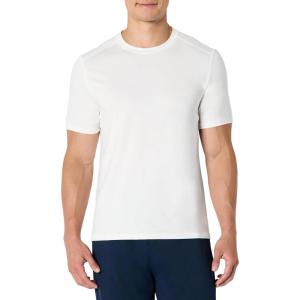 image:imageAmazon Essentials Mens Active Quick Dry Moisture Wicking Tech Stretch Lightweight ShortSleeve TShirtWhite