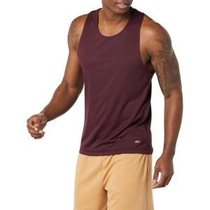 image:imageAmazon Essentials Mens Athletic Base Layer Workout Sports Tank TopsBurgundy