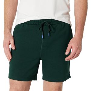 image:imageAmazon Essentials Mens Athletic Regular Fit 7 Lounge Workout Gym ShortsDark Green