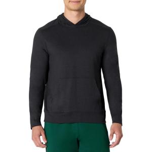 image:imageAmazon Essentials Mens Athletic Soft Performance Lightweight Gym Workout Hoodie SweatshirtSpace Dye Black
