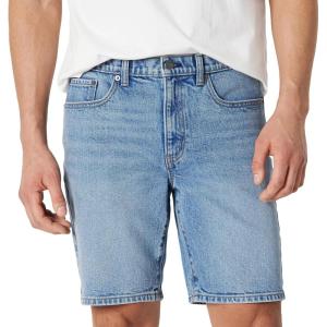 image:imageAmazon Essentials Mens Heavyweight Stretch StraightFit Jean ShortsAuthentic Medium Wash