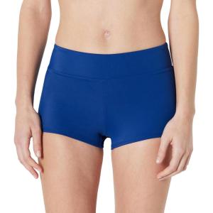 image:imageAmazon Essentials Womens Boy Short Swim Bikini Bottom with Full CoverageDeep Blue