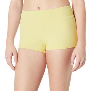 image:imageAmazon Essentials Womens Boy Short Swim Bikini Bottom with Full CoverageLight Yellow