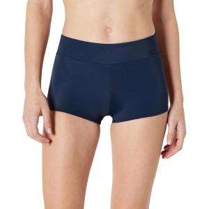 image:imageAmazon Essentials Womens Boy Short Swim Bikini Bottom with Full CoverageNavy