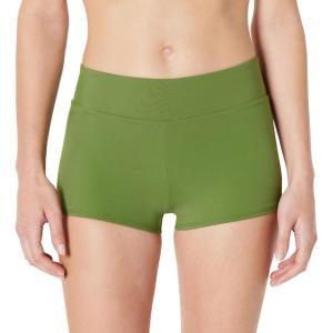 image:imageAmazon Essentials Womens Boy Short Swim Bikini Bottom with Full CoverageOlive