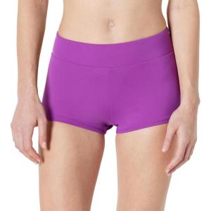 image:imageAmazon Essentials Womens Boy Short Swim Bikini Bottom with Full CoverageViolet