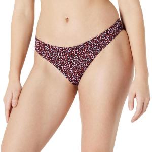 image:imageAmazon Essentials Womens HighLeg Swim Bikini BottomBrick Red Lilac Leopard