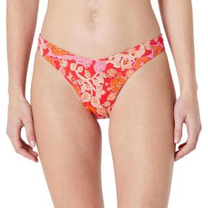 image:imageAmazon Essentials Womens HighLeg Swim Bikini BottomBright Poppy Red Folk Floral