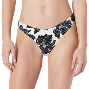 image:imageAmazon Essentials Womens HighLeg Swim Bikini BottomCream Black Floral