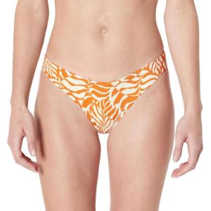 image:imageAmazon Essentials Womens HighLeg Swim Bikini BottomRust Orange Abstract Palms