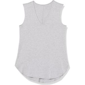 image:imageAmazon Essentials Womens Jersey StandardFit VNeck Tank Top Previously Daily Ritual MultipacksLight Grey Heather