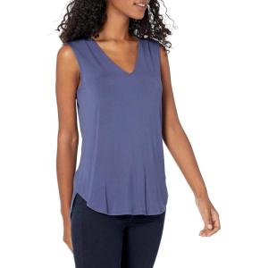 image:imageAmazon Essentials Womens Jersey StandardFit VNeck Tank TopMedium Blue