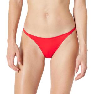 image:imageAmazon Essentials Womens NoTie String Swim Bikini BottomBright Poppy Red