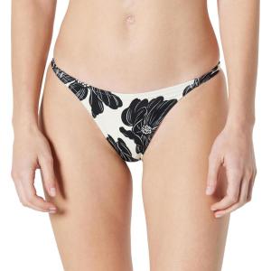 image:imageAmazon Essentials Womens NoTie String Swim Bikini BottomCream Black Floral