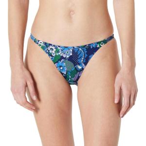 image:imageAmazon Essentials Womens NoTie String Swim Bikini BottomDeep Blue Paisley