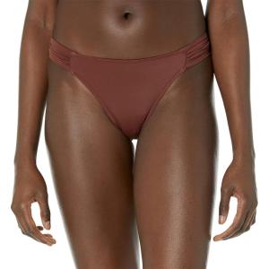 image:imageAmazon Essentials Womens Ruched Full Coverage Bikini BottomDeep Brown