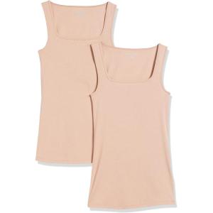 image:imageAmazon Essentials Womens Slim Fit Square Neck Tank TopMedium Beige
