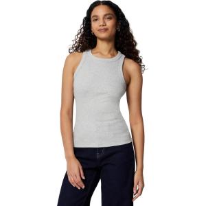 image:imageAmazon Essentials Womens SlimFit High Neck Ribbed TankLight Grey Heather