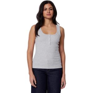 image:imageAmazon Essentials Womens SlimFit Ribbed Henley TankLight Grey Heather