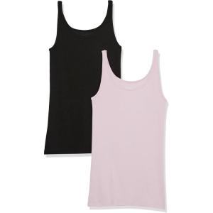 image:imageAmazon Essentials Womens SlimFit Thin Strap Tank TopBlackLilac