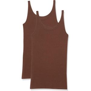 image:imageAmazon Essentials Womens SlimFit Thin Strap Tank TopDeep Brown