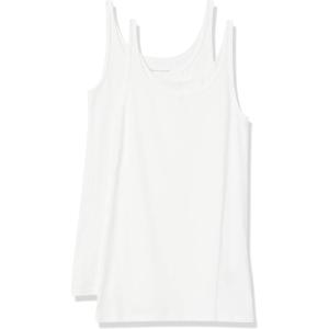 image:imageAmazon Essentials Womens SlimFit Thin Strap Tank TopWhite