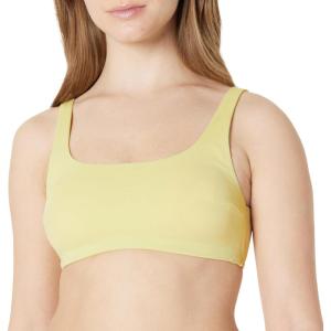 image:imageAmazon Essentials Womens Squareneck Swim Bikini TopLight Yellow