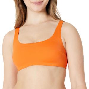 image:imageAmazon Essentials Womens Squareneck Swim Bikini TopOrange