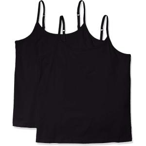 image:imageAmazon Essentials Womens Tank Top Camisole Pack Plus SizeBlack