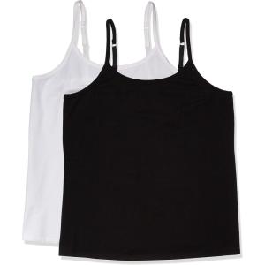 image:imageAmazon Essentials Womens Tank Top Camisole Pack Plus SizeBlackWhite