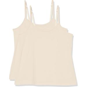 image:imageAmazon Essentials Womens Tank Top Camisole Pack Plus SizeLight Beige