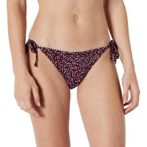 image:imageAmazon Essentials Womens Tie Side Bikini BottomBrick Red Lilac Leopard