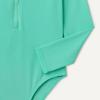 image:imageAmazon Essentials Girls Long Sleeve Rash Guard OnePiece SwimsuitBright Mint Green