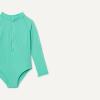 image:imageAmazon Essentials Girls Long Sleeve Rash Guard OnePiece SwimsuitBright Mint Green
