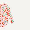 image:imageAmazon Essentials Girls Long Sleeve Rash Guard OnePiece SwimsuitPink Tomato Red Strawberries
