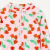 image:imageAmazon Essentials Girls Long Sleeve Rash Guard OnePiece SwimsuitPink Tomato Red Strawberries