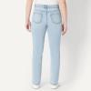 image:imageAmazon Essentials Girls Medium Stretch MidRise StraightFit JeansIced Blue Light Wash