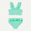 image:imageAmazon Essentials Girls Ruffle TwoPiece Bikini Swim SetBright Mint Green