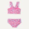 image:imageAmazon Essentials Girls Ruffle TwoPiece Bikini Swim SetHot Pink Shells