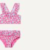image:imageAmazon Essentials Girls Ruffle TwoPiece Bikini Swim SetHot Pink Shells