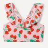 image:imageAmazon Essentials Girls Ruffle TwoPiece Bikini Swim SetPink Tomato Red Strawberries