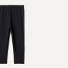 image:imageAmazon Essentials Girls and Toddlers Cotton Stretch LeggingsBlack