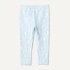 image:imageAmazon Essentials Girls and Toddlers Cotton Stretch LeggingsBlueFloralFrench Stripe