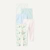 image:imageAmazon Essentials Girls and Toddlers Cotton Stretch LeggingsMulticolorNatureFlowers